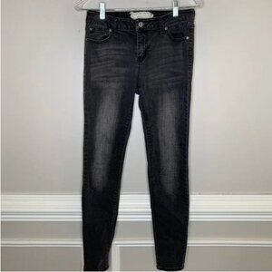 Altar'd State Jeans Women's 28 / 7 Skinny Mid Rise Charcoal Wash Gray Stretch